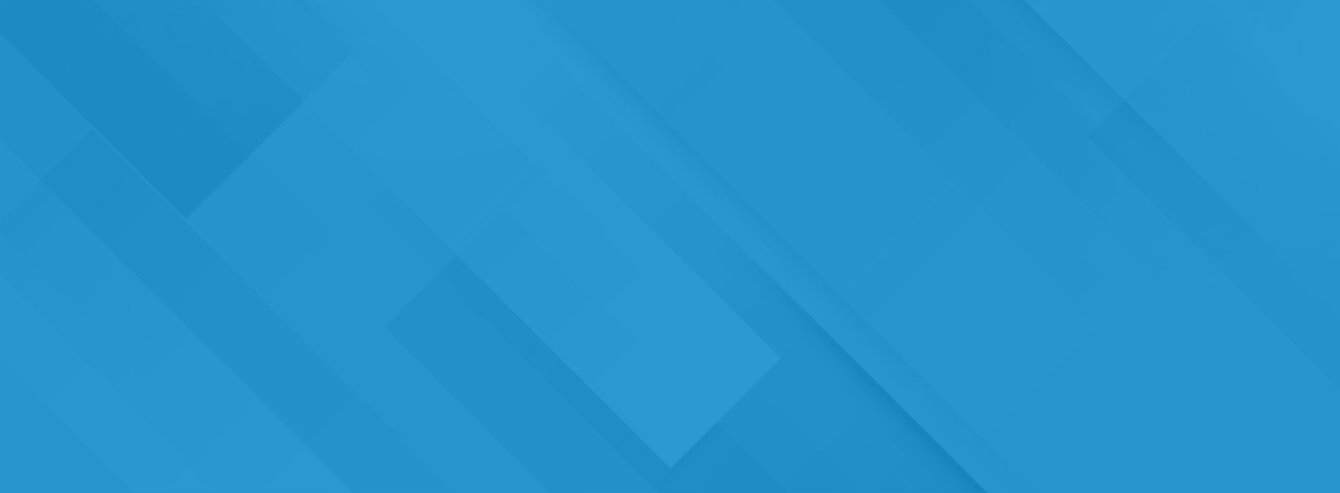 The image displays a stylized abstract design with geometric shapes in shades of blue and grey, resembling waves or ribbons, set against a light background.